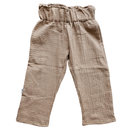 broek meisje hydrofiel lang beige