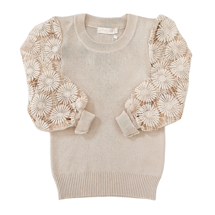 flower brocant sweater