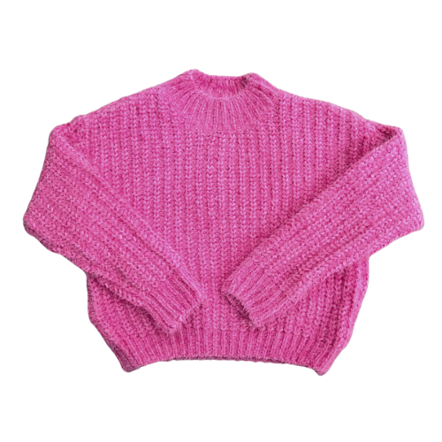 knit sweater roze fluffy