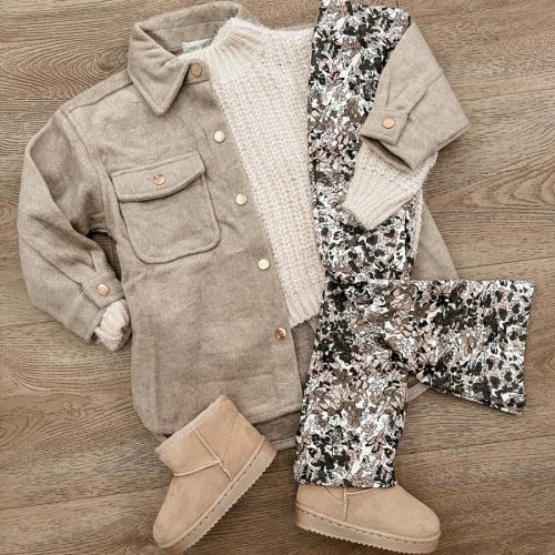 outfit flared bloemen