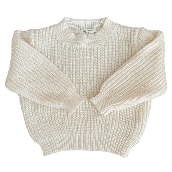 sweater najaar knit wit