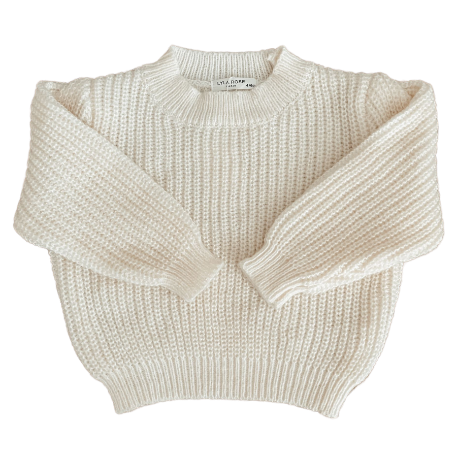 sweater najaar knit wit