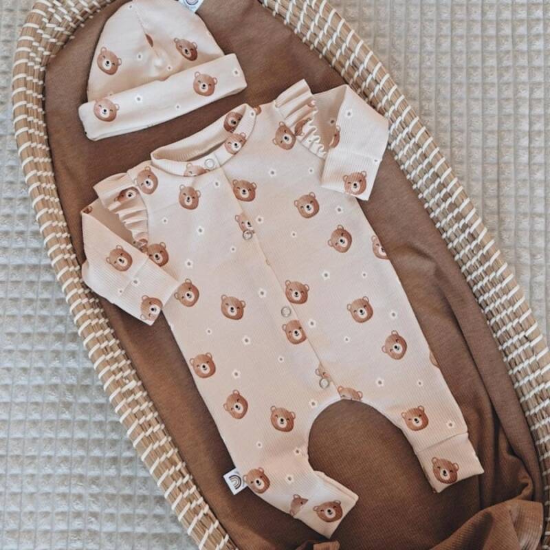 boxpakje rib beren beige