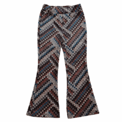 flared pants velvet fluweel meisje blauw