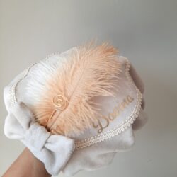 pietenmuts luxe beige strik