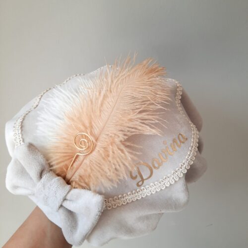 pietenmuts luxe beige strik