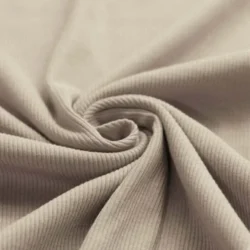 stof dark rib beige