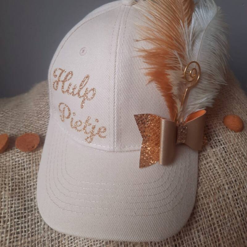 cap sinterklaas beige