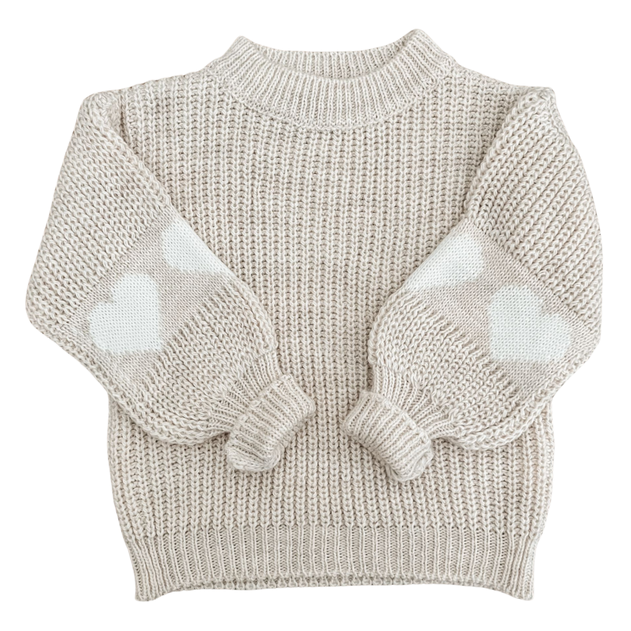 knit sweater hartjes