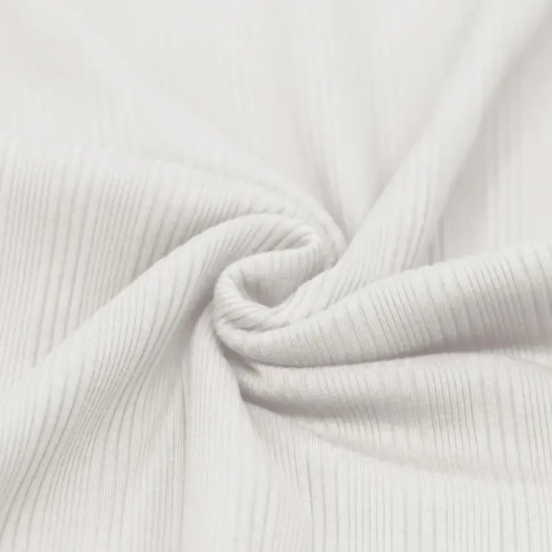 stof brede rib ecru stof brede rib ecru