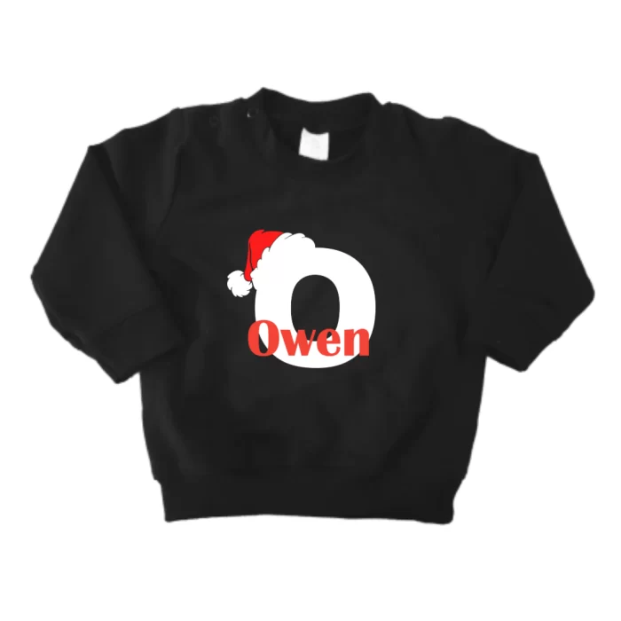 sweater naam letter kerst