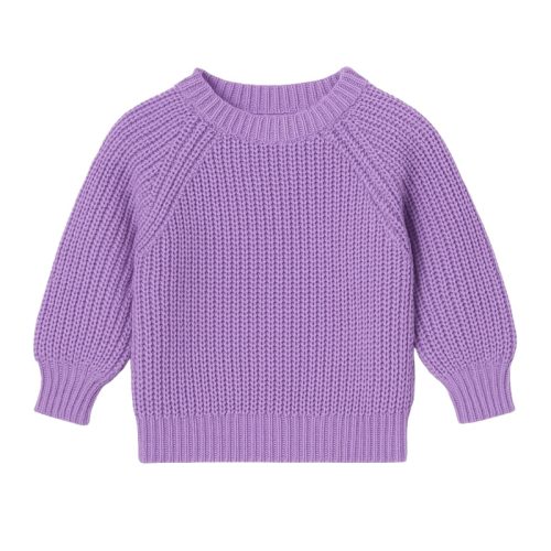 knit sweater lila