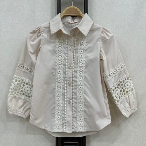 boho blouse beige