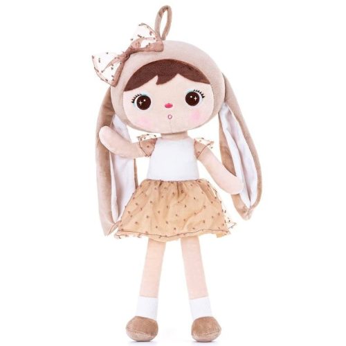 doll bunny bow beige