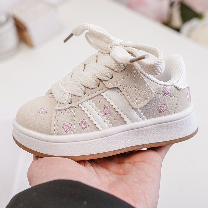 moodstreet sneaker beige bloemetjes (2)