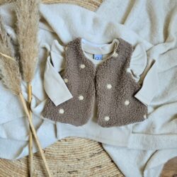 teddy gilet daisy meisjes teddy gilet daisy meisjes