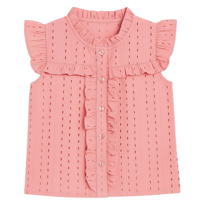 top broderie zalm