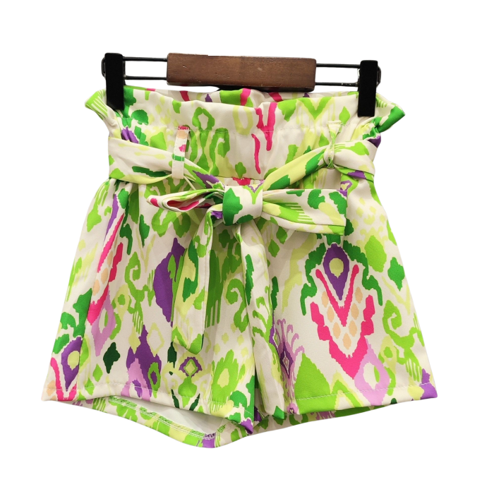 aztec short meisjes groen