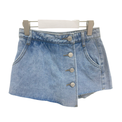 denim skort