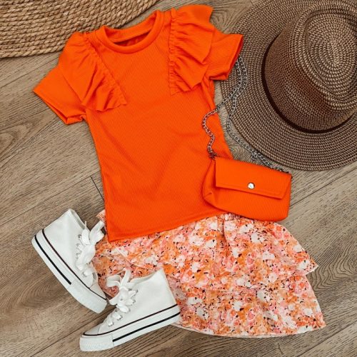 oranje outfit meisjes