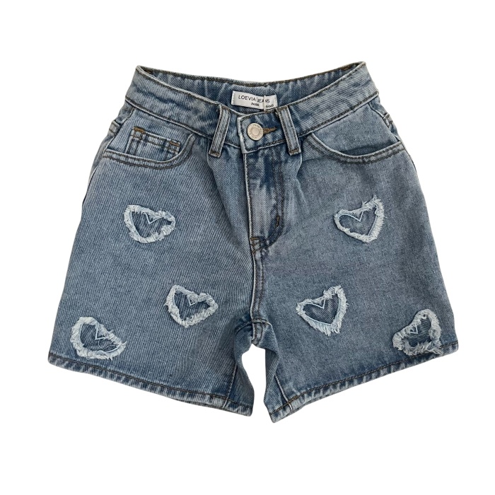 shorts denim hartjes