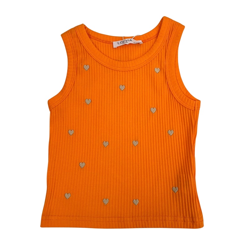 singlet oranje hartjes