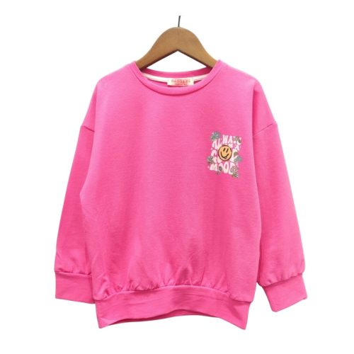 sweater roze smiley