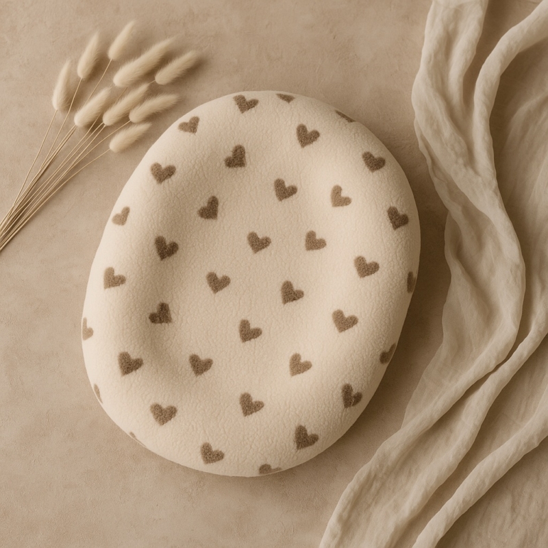 Relaxhoes teddy hartjes zachte wasbare hoes voor voedingskussen 170 190 cm Relaxhoes teddy hartjes zachte wasbare hoes voor voedingskussen 170 190 cm