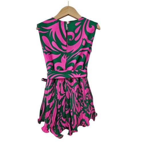 meisjes jumpsuit zomer tropical roze groen