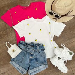 outfit meisjes zomer citroen short outfit meisjes zomer citroen short