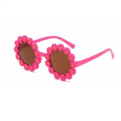 zonnebril meisje bloem roze