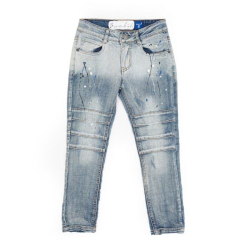 icon jeans paint blauw