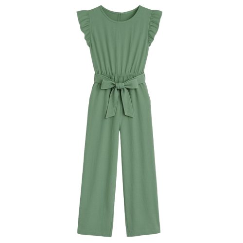 jumpsuit zomer meisje khaki