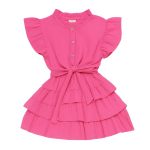 jurk hydrofiel roze 1