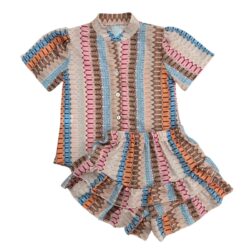 set kleuren streep beige