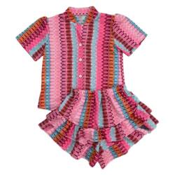 set kleuren streep roze