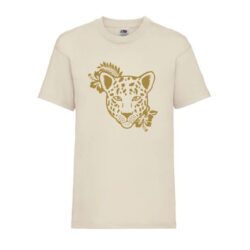 shirt beige leopard bloemen meisje shirt beige leopard bloemen meisje