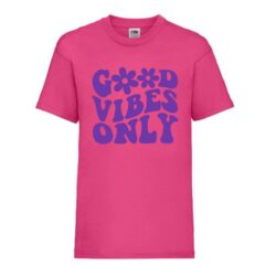 shirt good vibes fuchsia