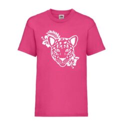 shirt leopard bloemen roze
