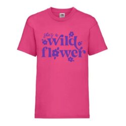 shirt wild flower candy pink