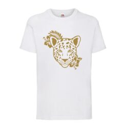 shirt wit kort leopard bloemen meisje