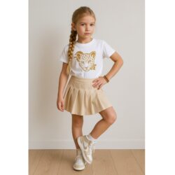 skort beige meisje skort beige meisje