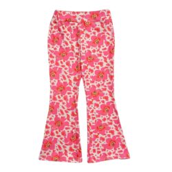 leopard roze bloemen flared