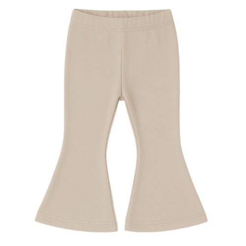 meisje flared pants beige