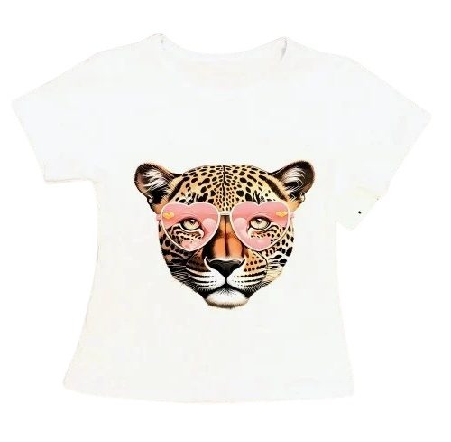 shirt leopard zonnebril