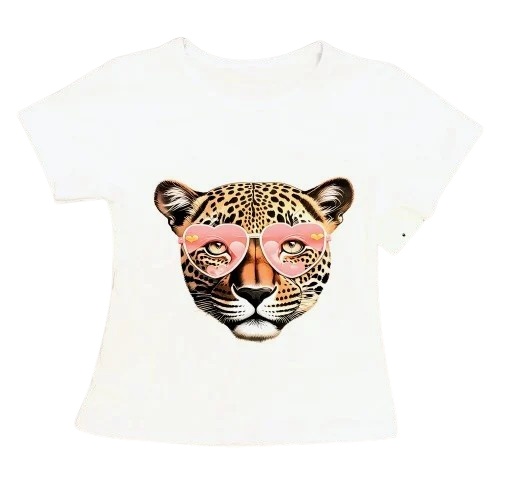 shirt leopard zonnebril