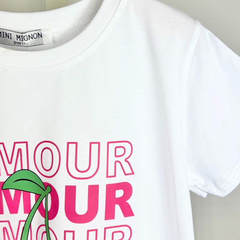 shirt meisje kersen amour