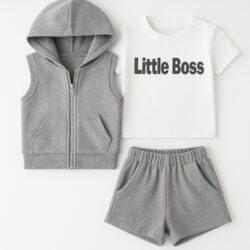 zomerset jongens grijs hoodie