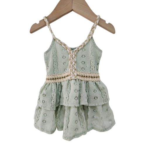 boho jurkje sage groen