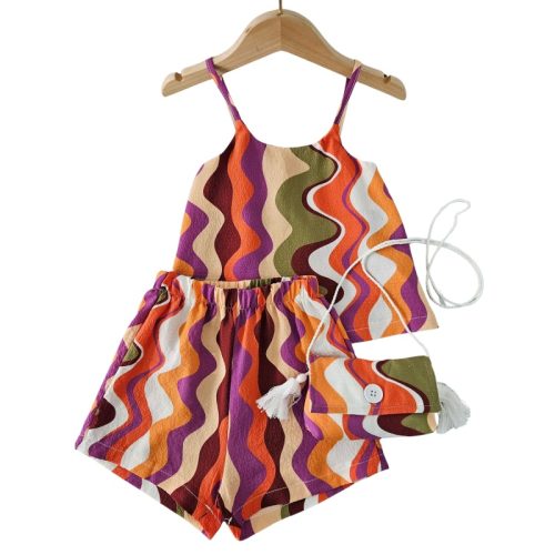 retro set oranje